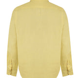 Camisa Lino Orgánico Hombre Linensol Amarillo Rockford