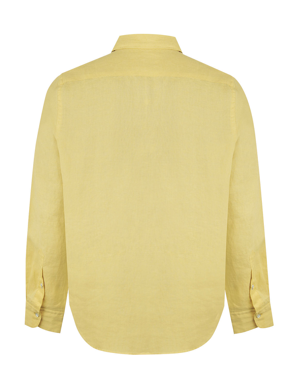Camisa Lino Orgánico Hombre Linensol Amarillo Rockford