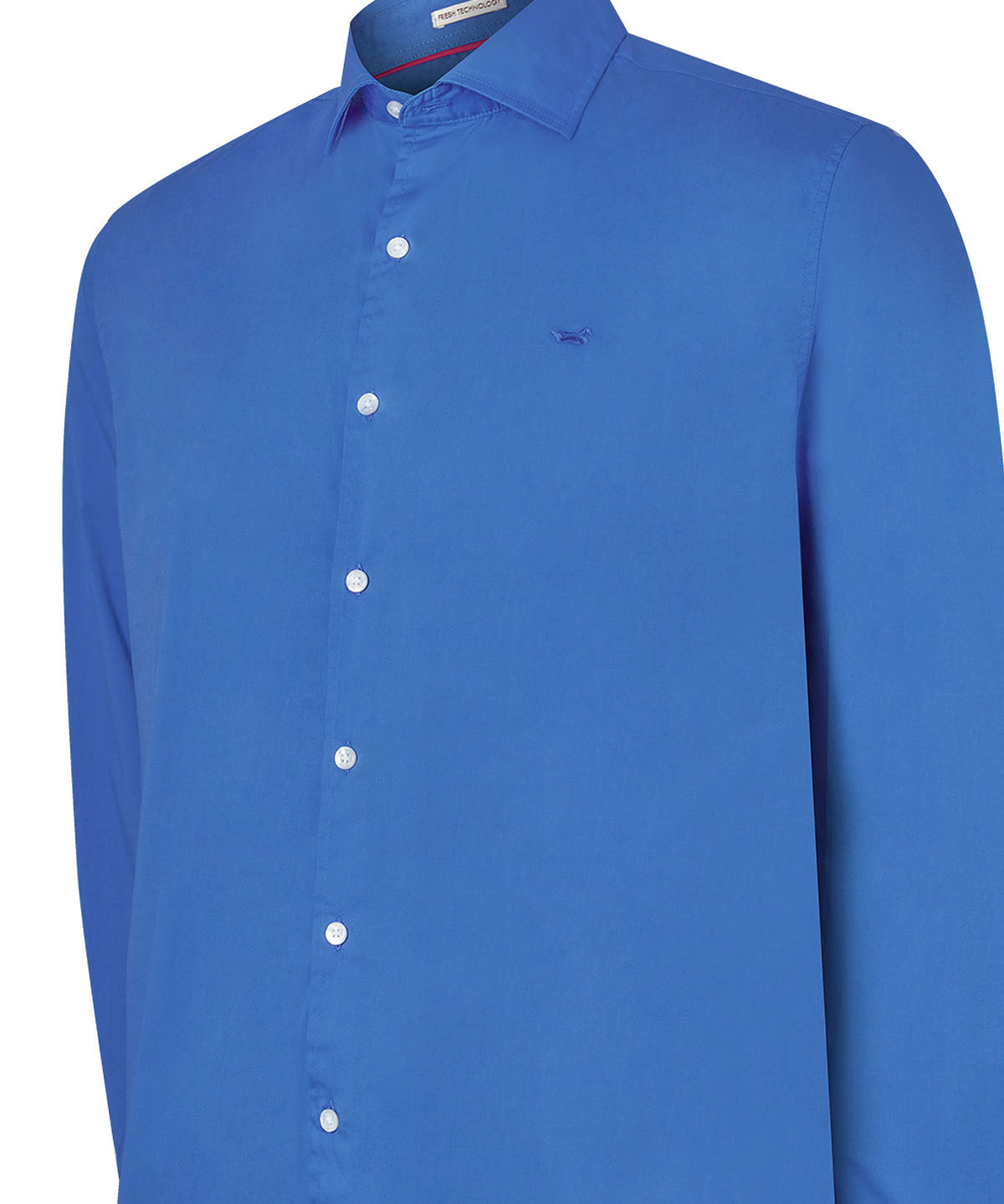 Camisa Algodón Orgánico Hombre Soft Azulino Rockford