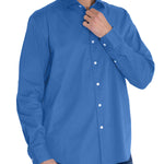 Camisa Algodón Orgánico Hombre Soft Azulino Rockford