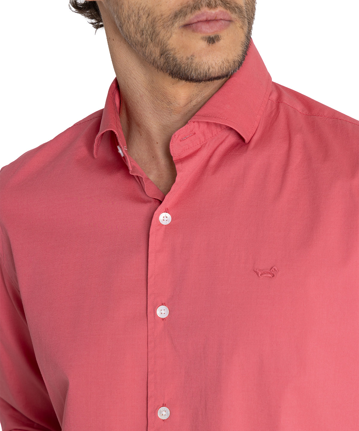 Camisa Algodón Orgánico Hombre Soft Rosado Rockford