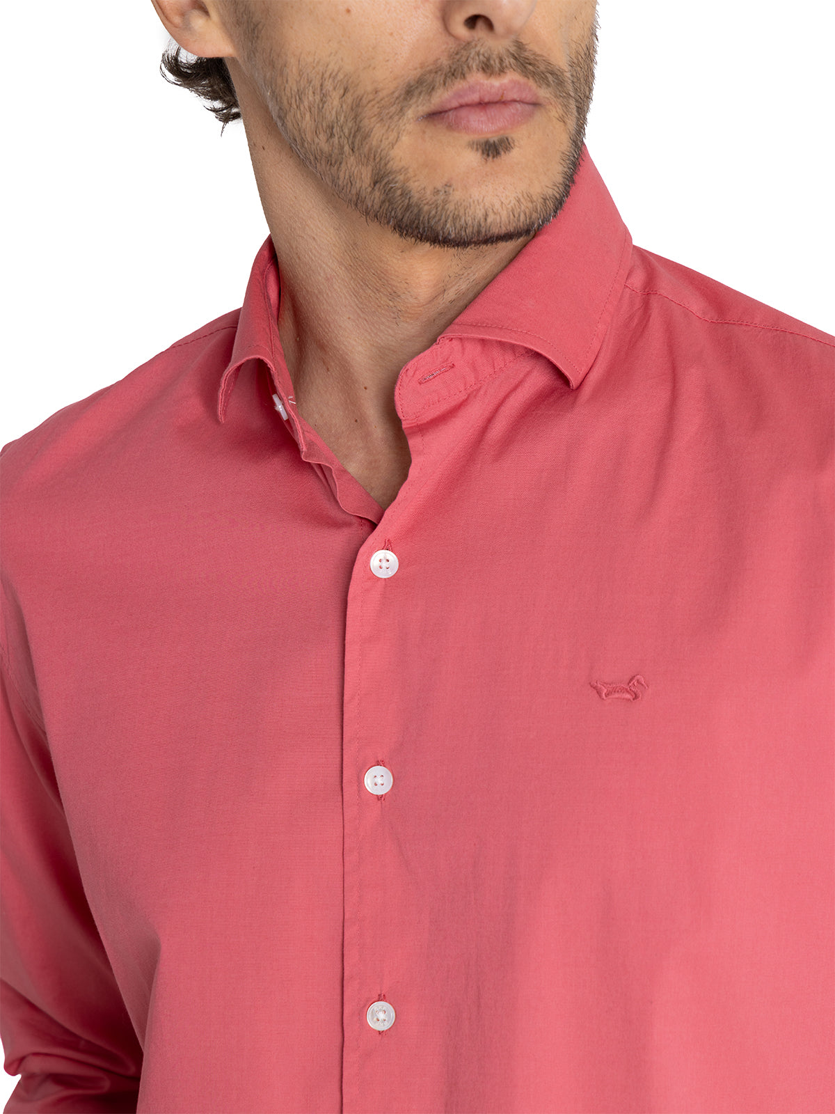 Camisa Algodón Orgánico Hombre Soft Rosado Rockford
