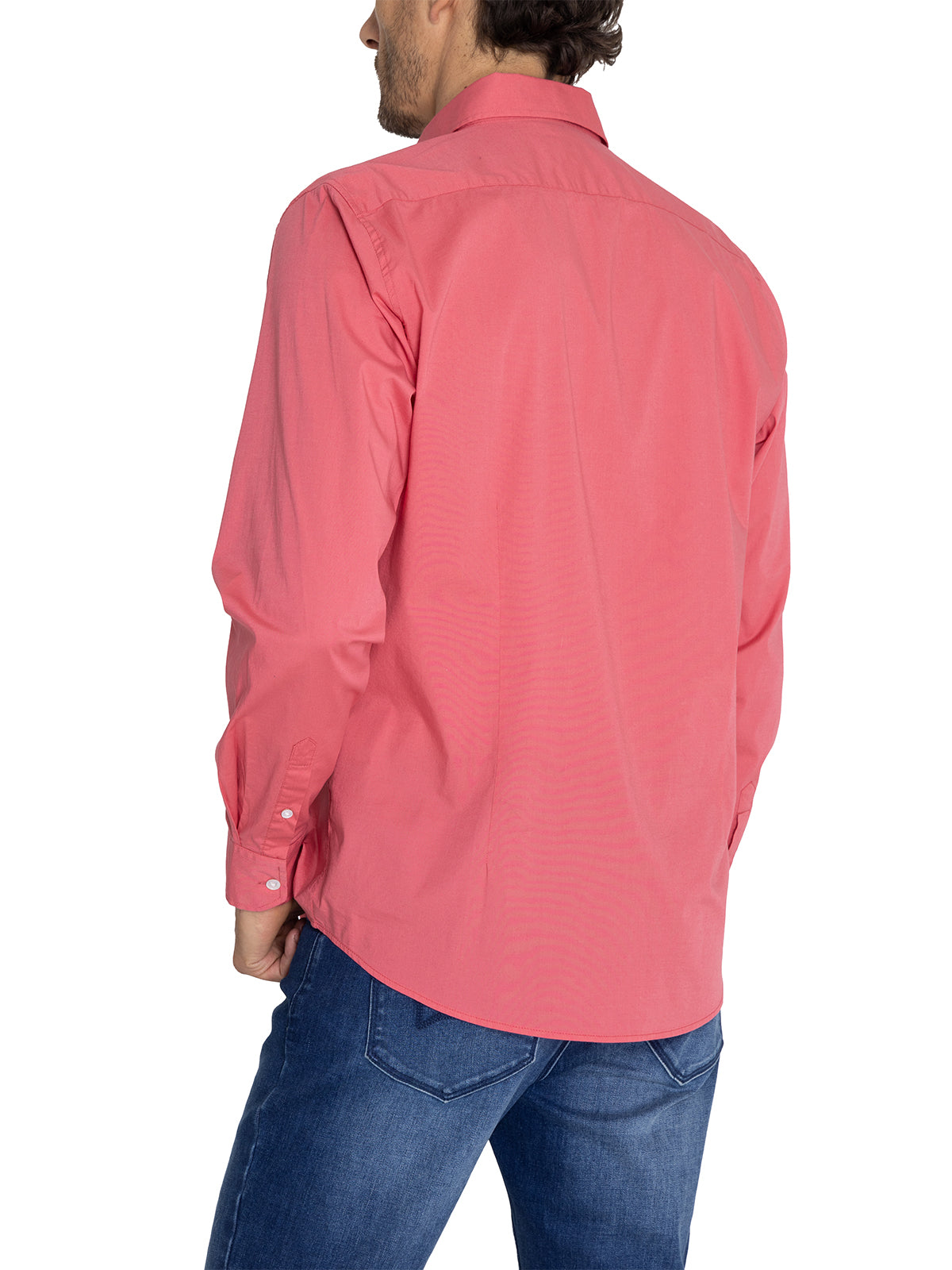 Camisa Algodón Orgánico Hombre Soft Rosado Rockford