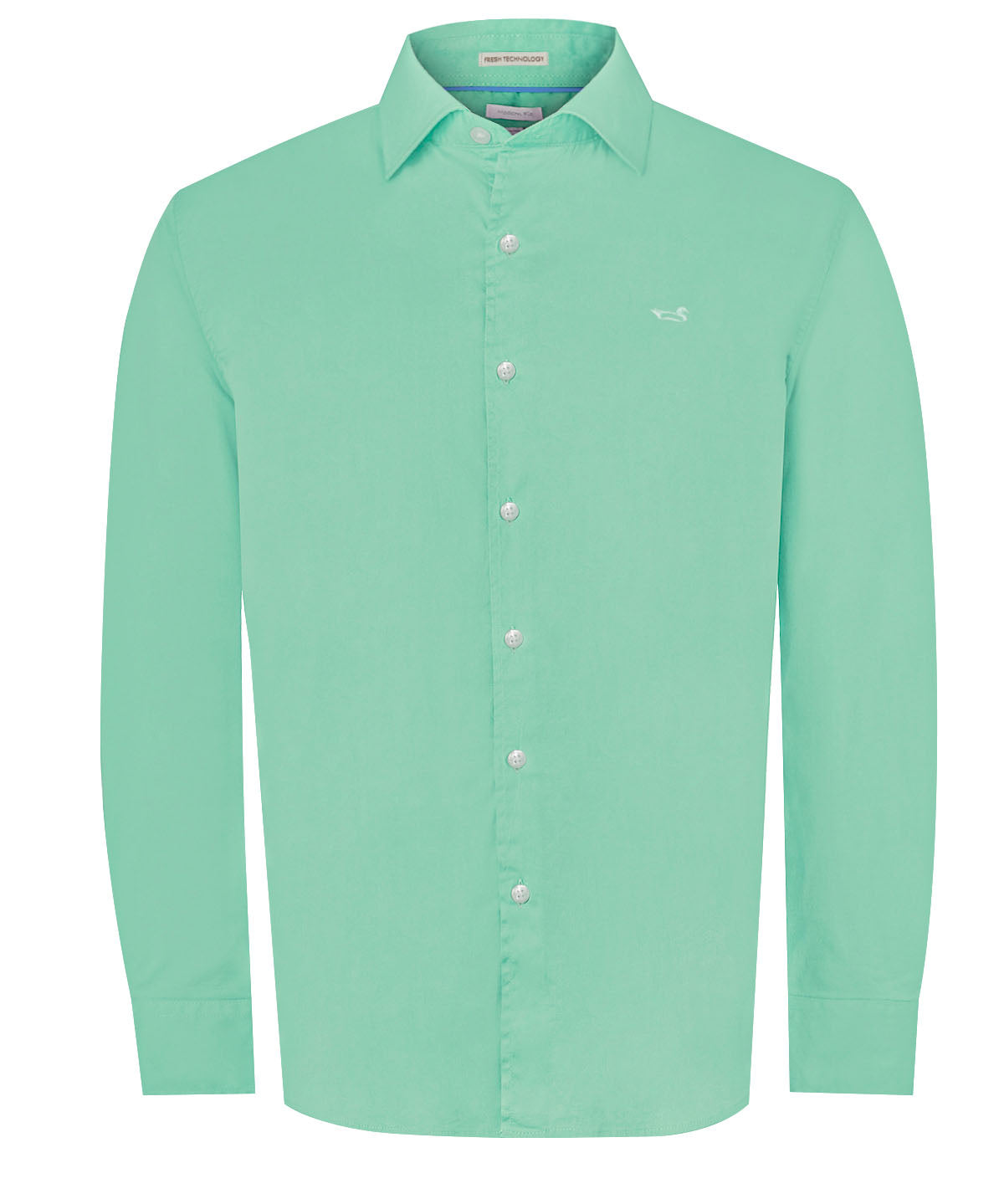 Camisa Algodón Orgánico Hombre Soft Verde Rockford