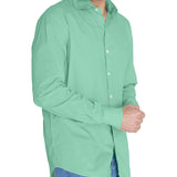 Camisa Algodón Orgánico Hombre Soft Verde Rockford