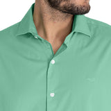 Camisa Algodón Orgánico Hombre Soft Verde Rockford