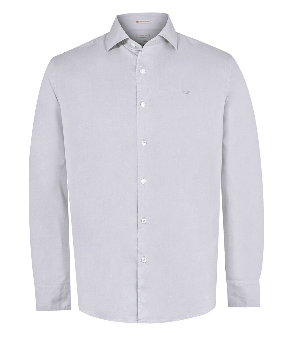 Camisa Algodón Orgánico Hombre Soft Gris Rockford
