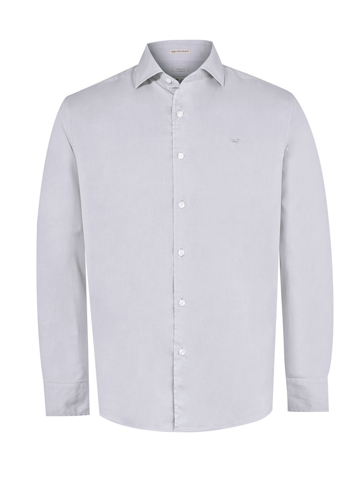 Camisa Algodón Orgánico Hombre Soft Gris Rockford