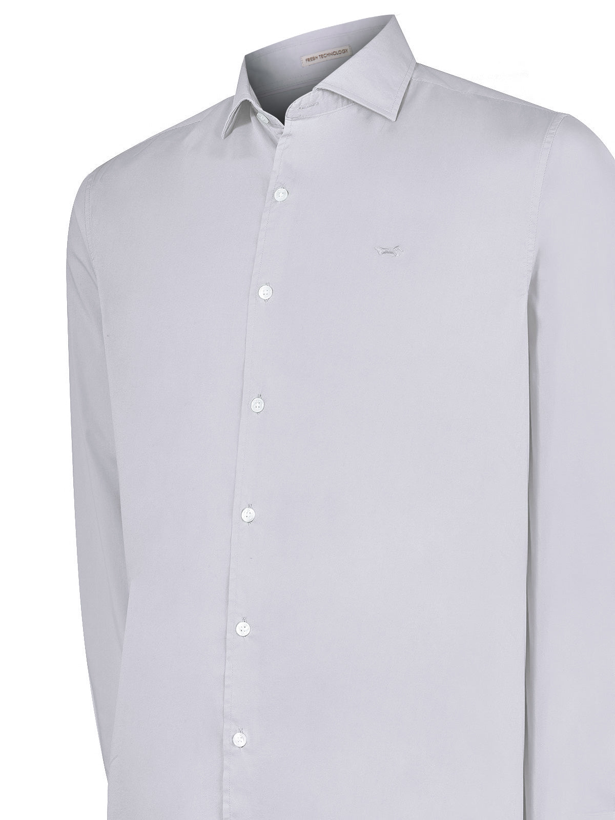 Camisa Algodón Orgánico Hombre Soft Gris Rockford