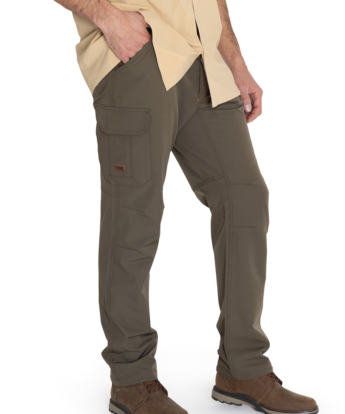 Pantalón Fibras Recicladas Hombre Hike Verde Oscuro Rockford