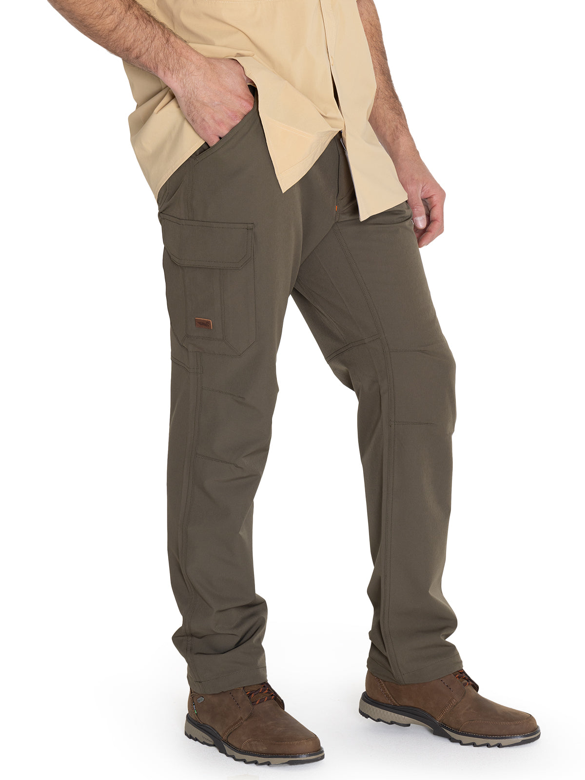 Pantalón Fibras Recicladas Hombre Hike Verde Oscuro Rockford