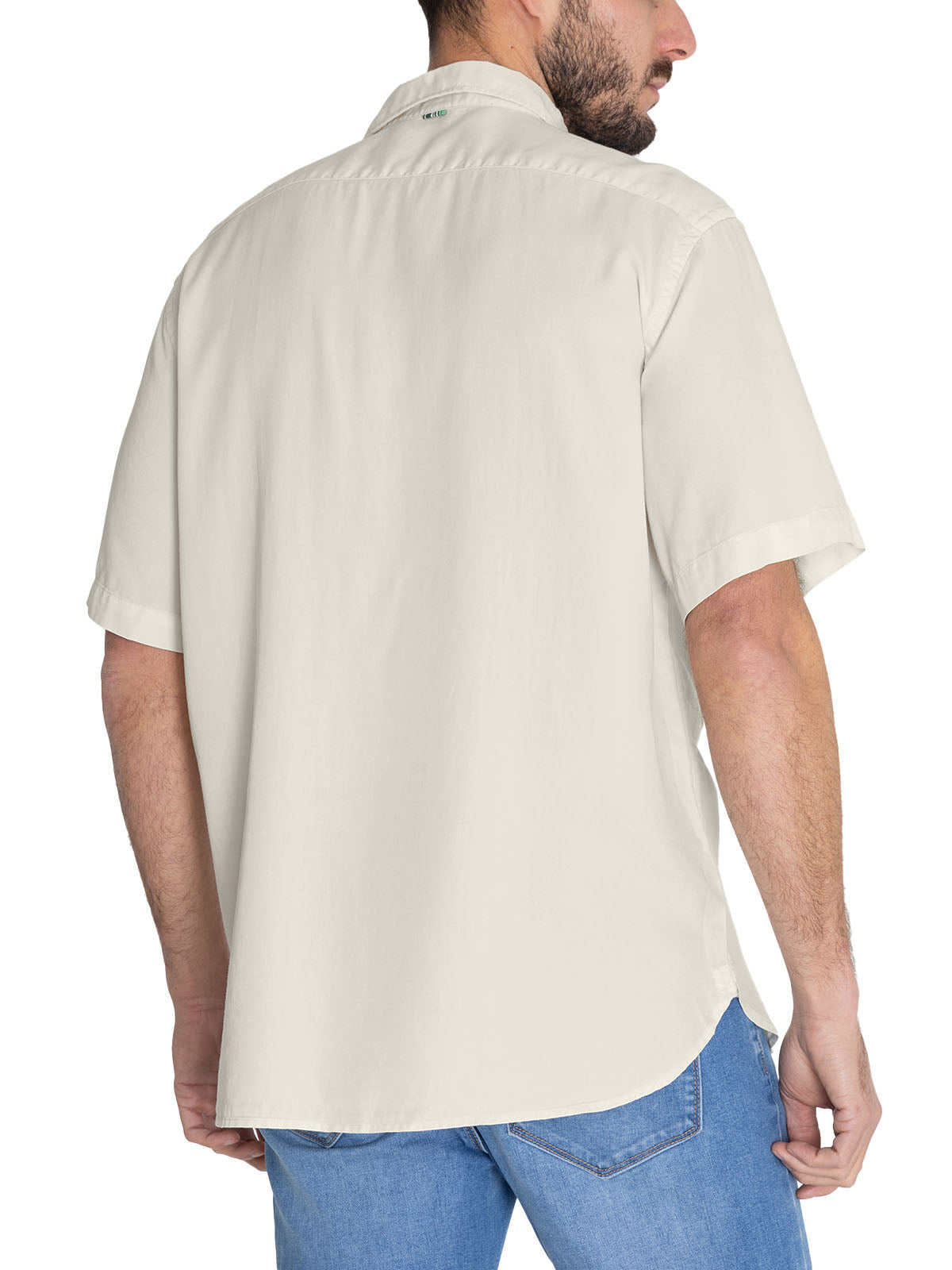 Camisa Tencel Hombre Aveiro Blanco Rockford