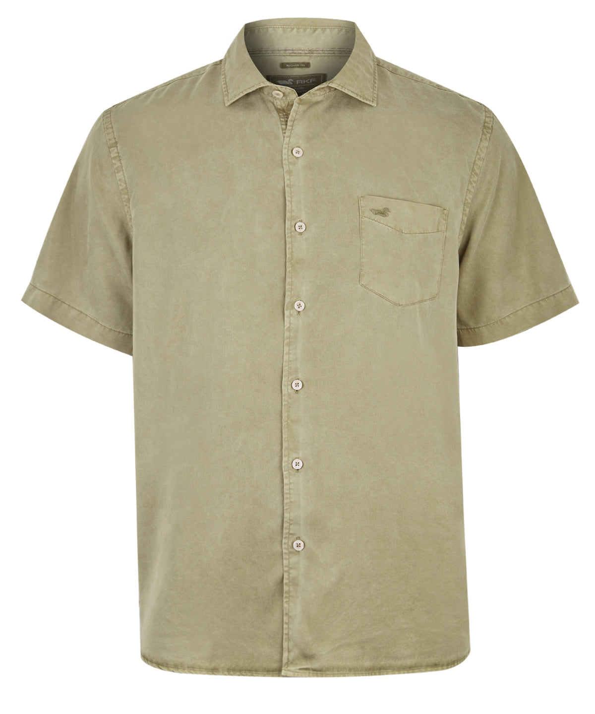 Camisa Tencel Hombre Aveiro Verde Rockford