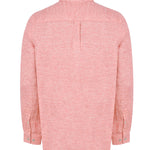 Camisa Lino Orgánico Hombre Linentex Rojo Rockford