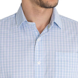 Camisa Algodón Orgánico Hombre Lighter Celeste Rockford