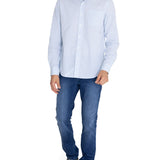 Camisa Algodón Orgánico Hombre Lighter Celeste Rockford