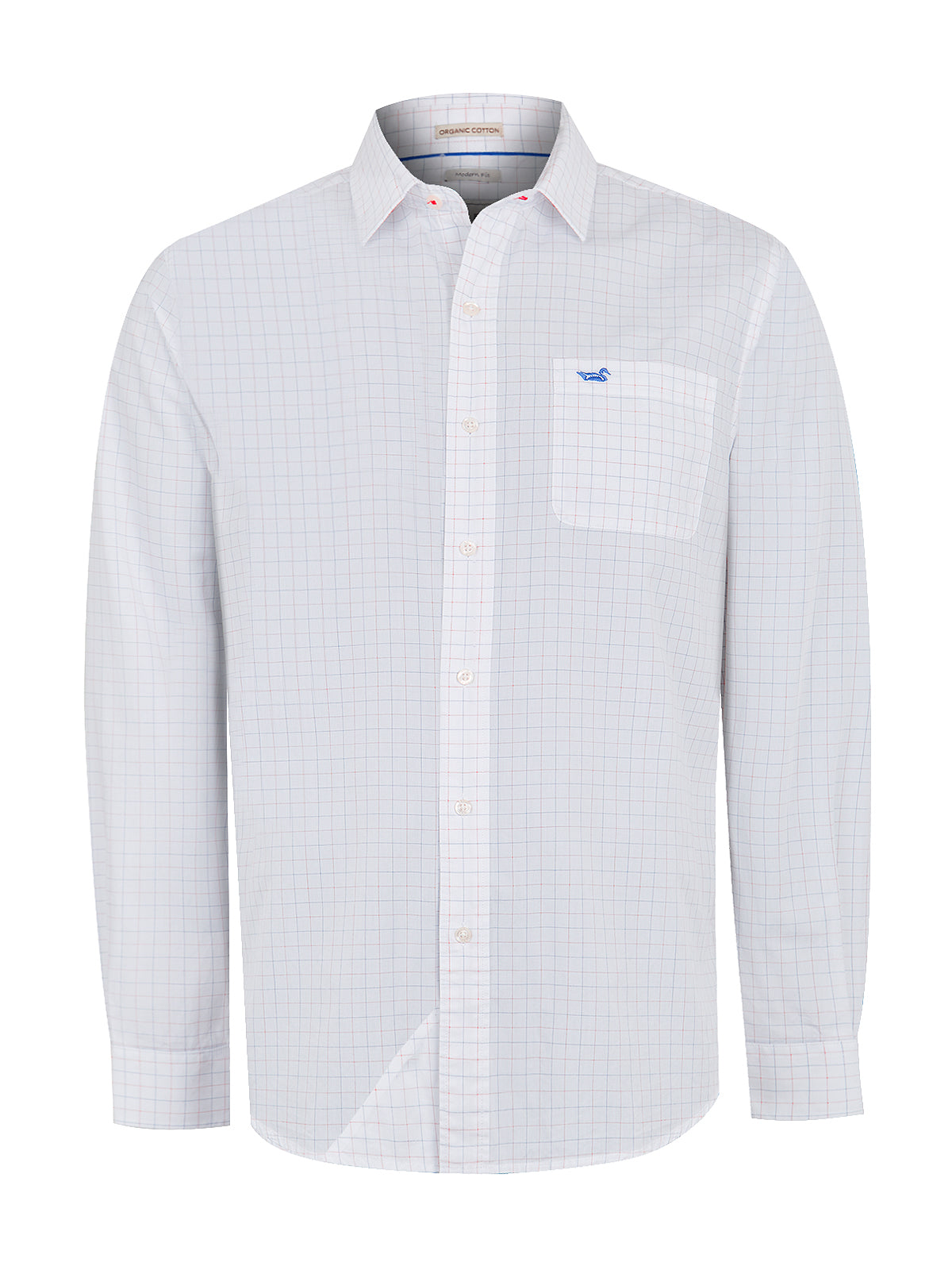 Camisa Algodón Orgánico Hombre Lighter Blanco Rockford