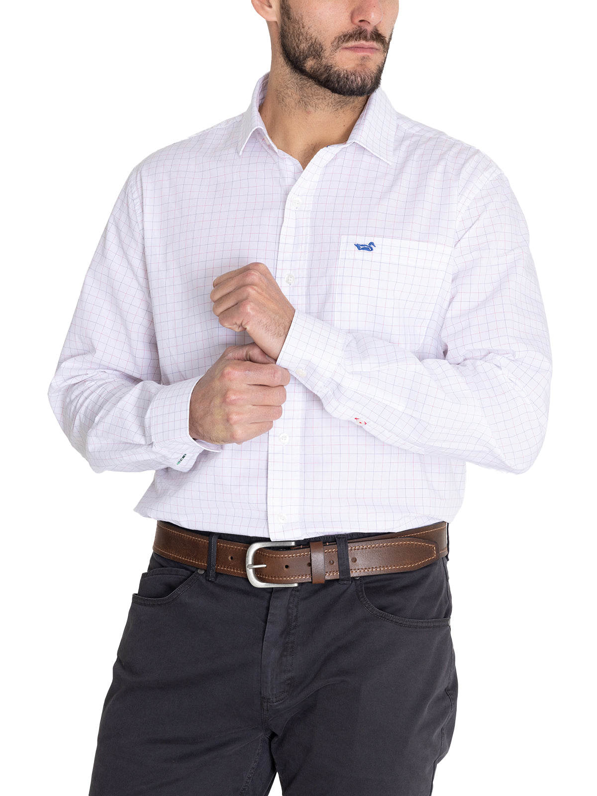 Camisa Algodón Orgánico Hombre Lighter Blanco Rockford