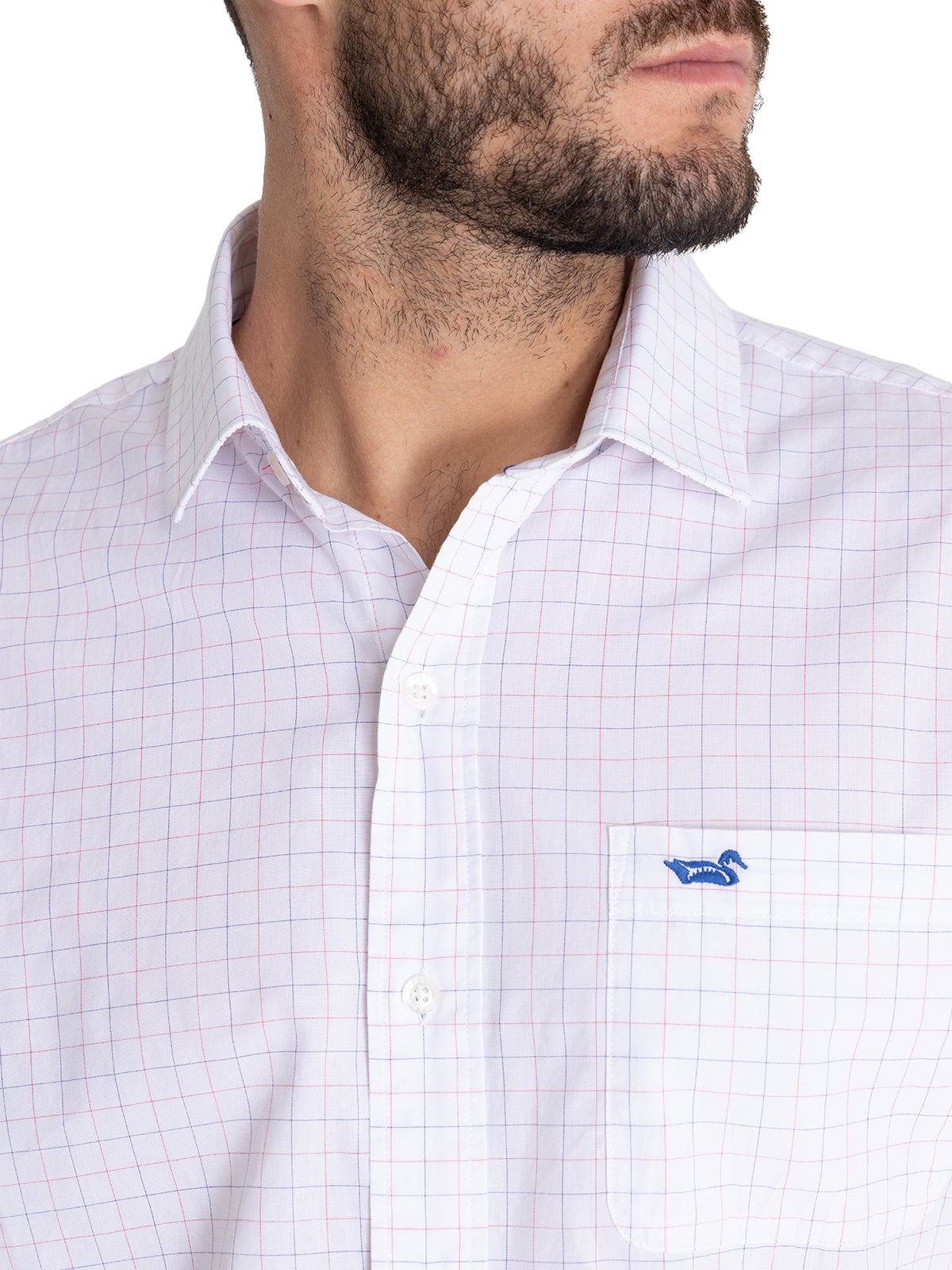 Camisa Algodón Orgánico Hombre Lighter Blanco Rockford
