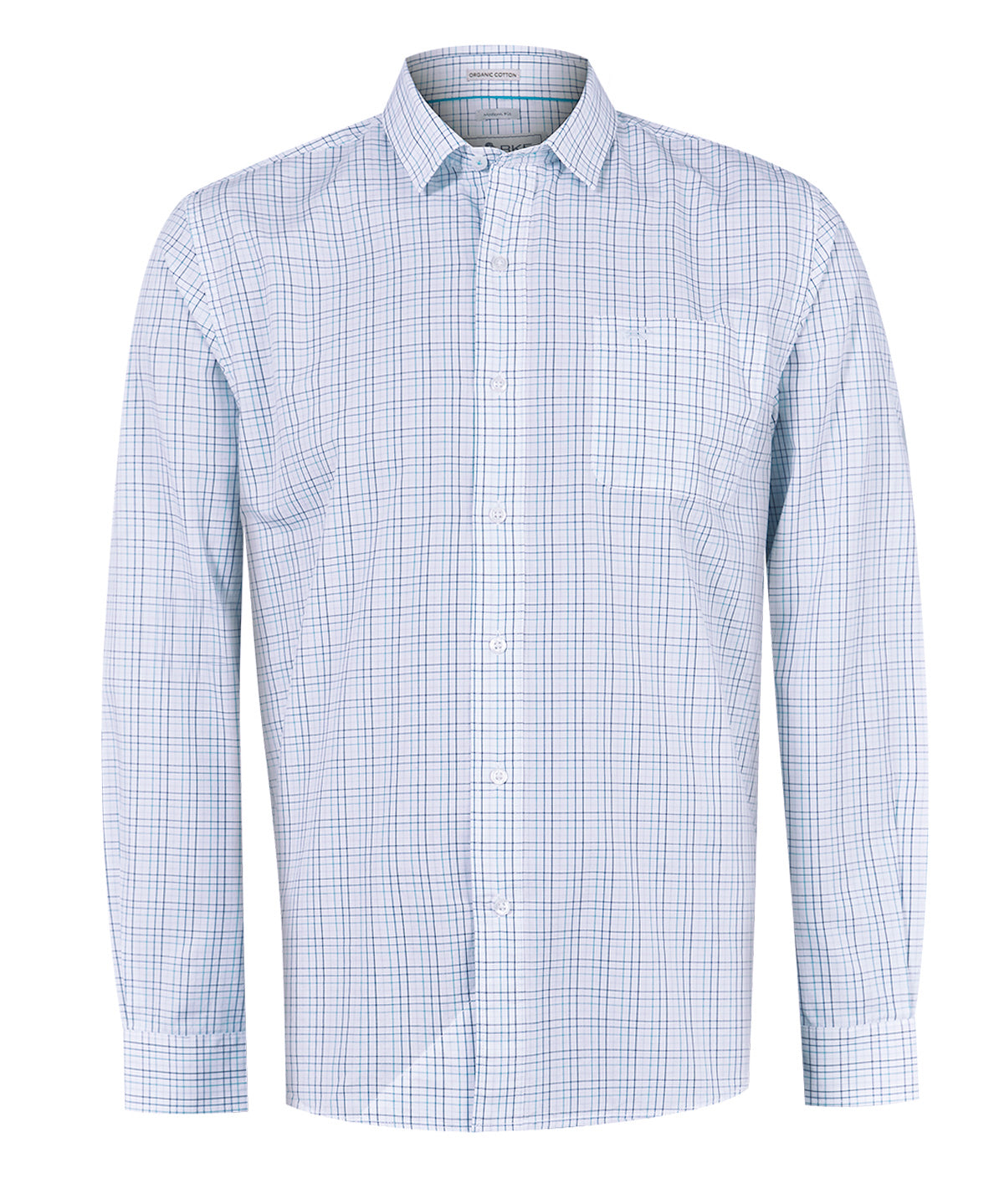 Camisa Algodón Orgánico Hombre Lighter Azul Rockford