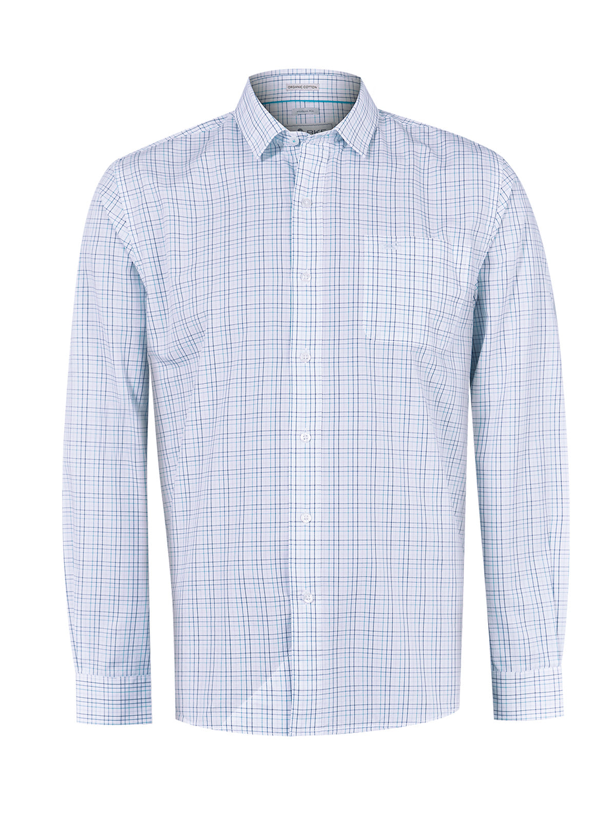Camisa Algodón Orgánico Hombre Lighter Azul Rockford