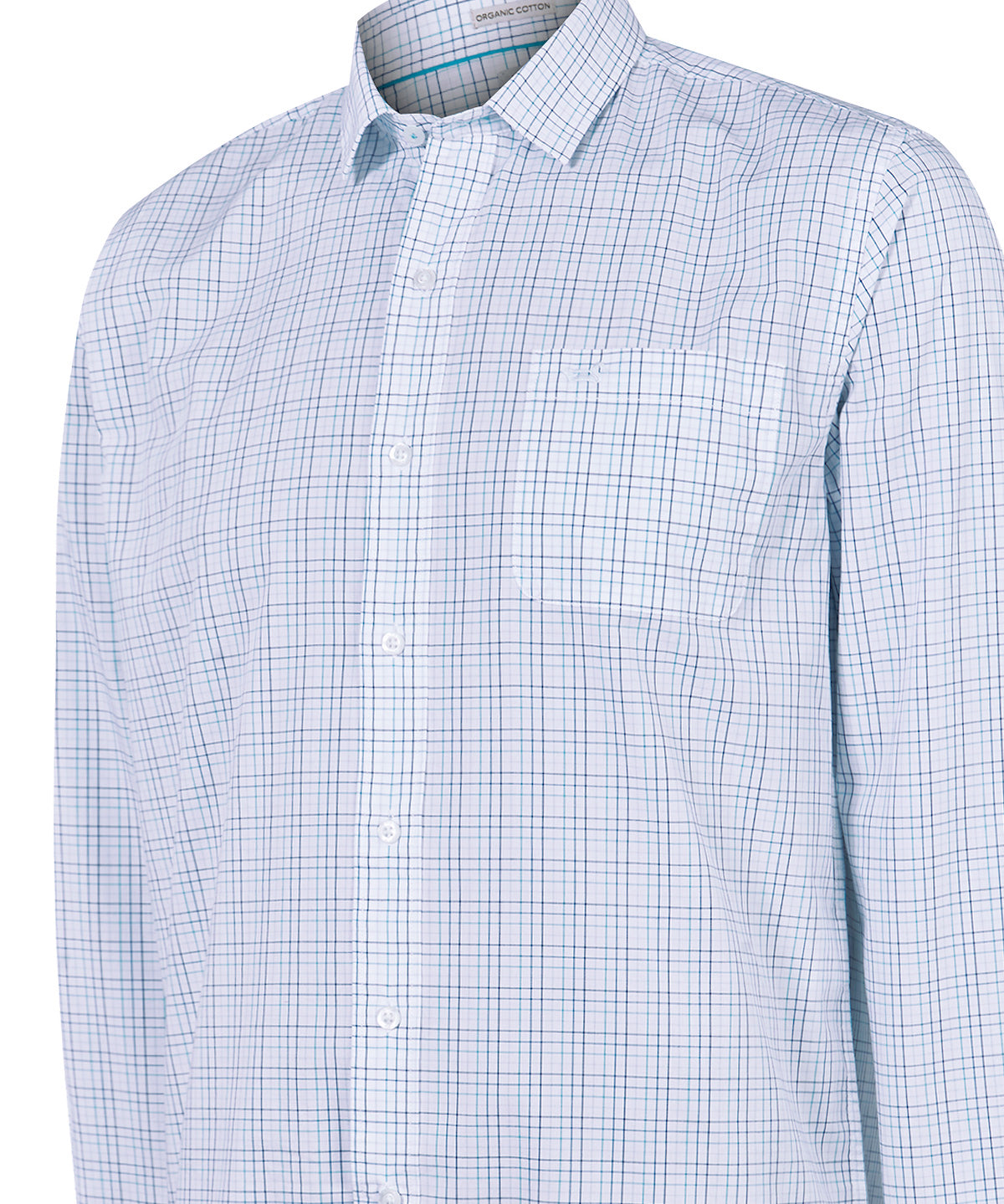 Camisa Algodón Orgánico Hombre Lighter Azul Rockford
