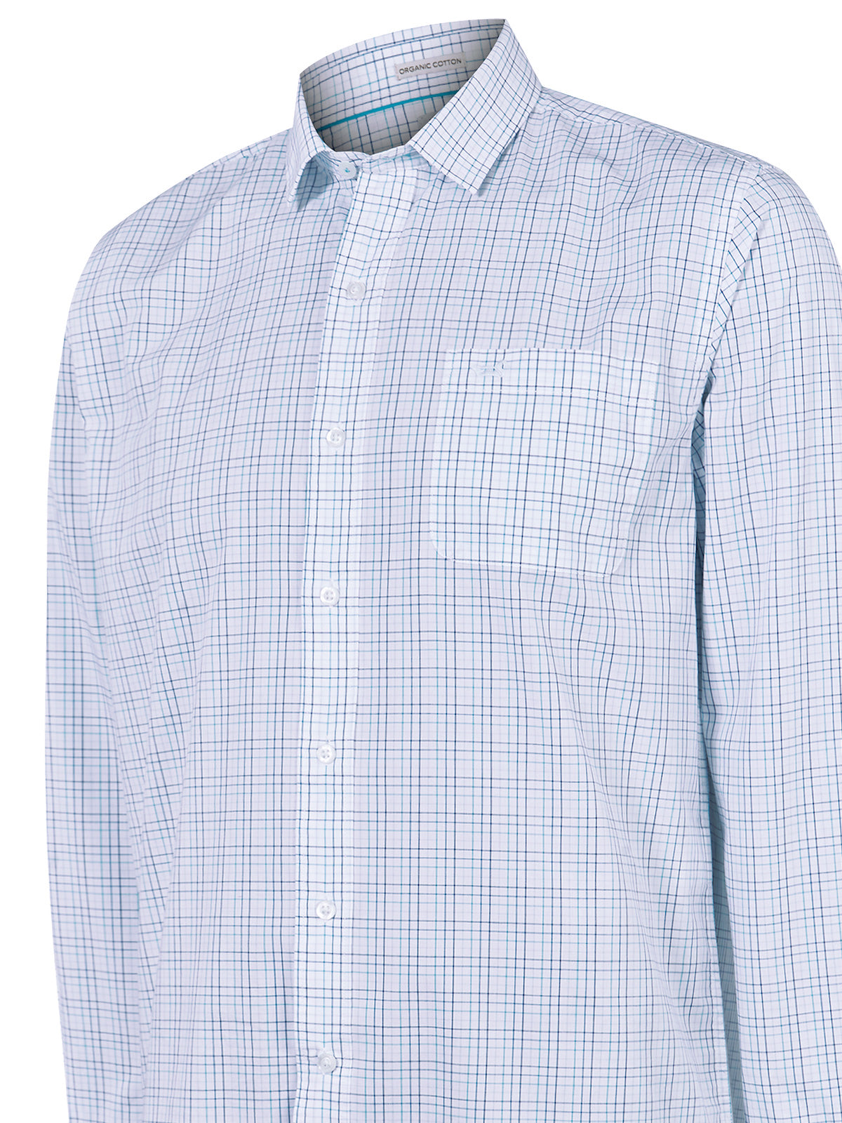Camisa Algodón Orgánico Hombre Lighter Azul Rockford