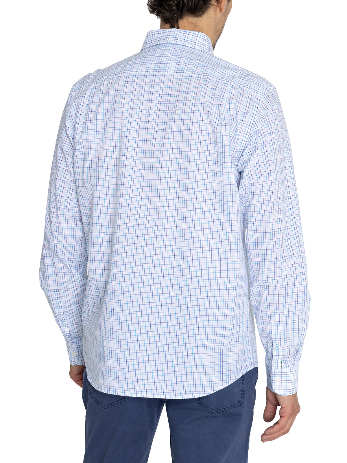 Camisa Algodón Orgánico Hombre Lighter Azul Rockford