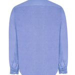 Camisa Lino Orgánico Hombre Linenpro Azulino Rockford