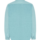 Camisa Lino Orgánico Hombre Linenpro Turquesa Rockford