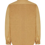 Camisa Lino Orgánico Hombre Linenpro Café Rockford