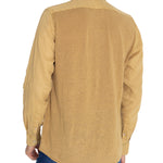 Camisa Lino Orgánico Hombre Linenpro Café Rockford