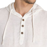 Polerón Lino Orgánico Hombre Linen Beige Rockford