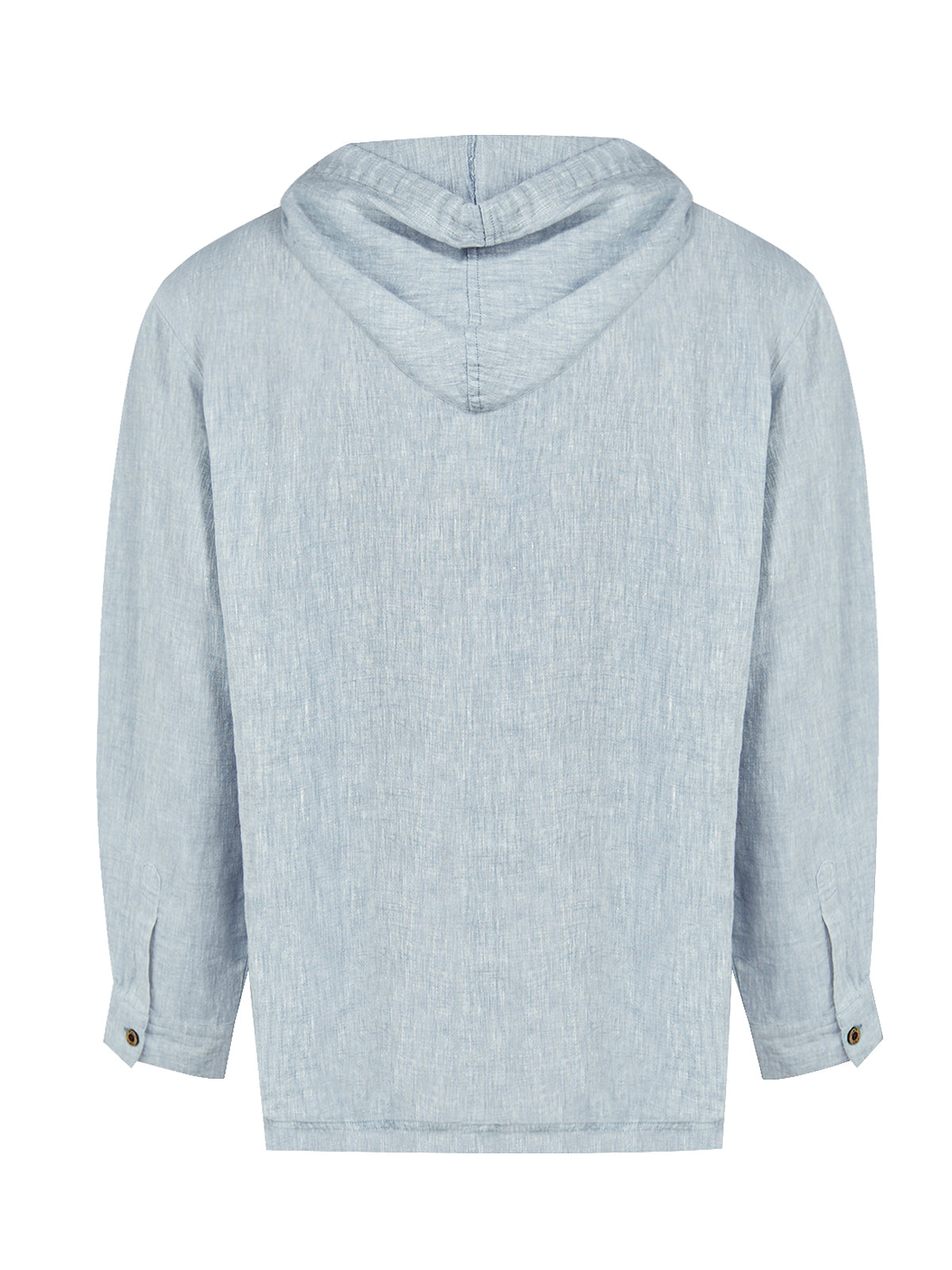 Polerón Lino Orgánico Hombre Linen Verde Rockford