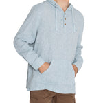 Polerón Lino Orgánico Hombre Linen Verde Rockford