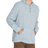 Polerón Lino Orgánico Hombre Linen Verde Rockford