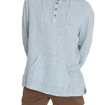 Polerón Lino Orgánico Hombre Linen Verde Rockford