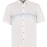 Camisa Lino Orgánico Hombre Linenstripe Beige Rockford