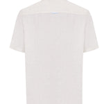 Camisa Lino Orgánico Hombre Linenstripe Beige Rockford