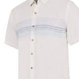 Camisa Lino Orgánico Hombre Linenstripe Beige Rockford