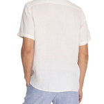 Camisa Lino Orgánico Hombre Linenstripe Beige Rockford