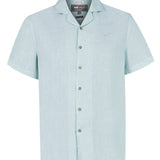 Camisa Lino Orgánico Hombre Braga Verde Rockford