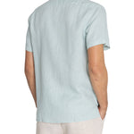 Camisa Lino Orgánico Hombre Braga Verde Rockford