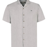 Camisa Lino Orgánico Hombre Braga Gris Rockford