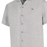Camisa Lino Orgánico Hombre Braga Gris Rockford