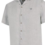 Camisa Lino Orgánico Hombre Braga Gris Rockford