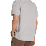 Camisa Lino Orgánico Hombre Braga Gris Rockford