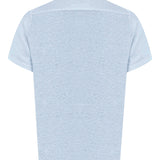 Camisa Lino Orgánico Hombre Linenjer Celeste Rockford