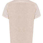 Camisa Lino Orgánico Hombre Linenjer Beige Rockford