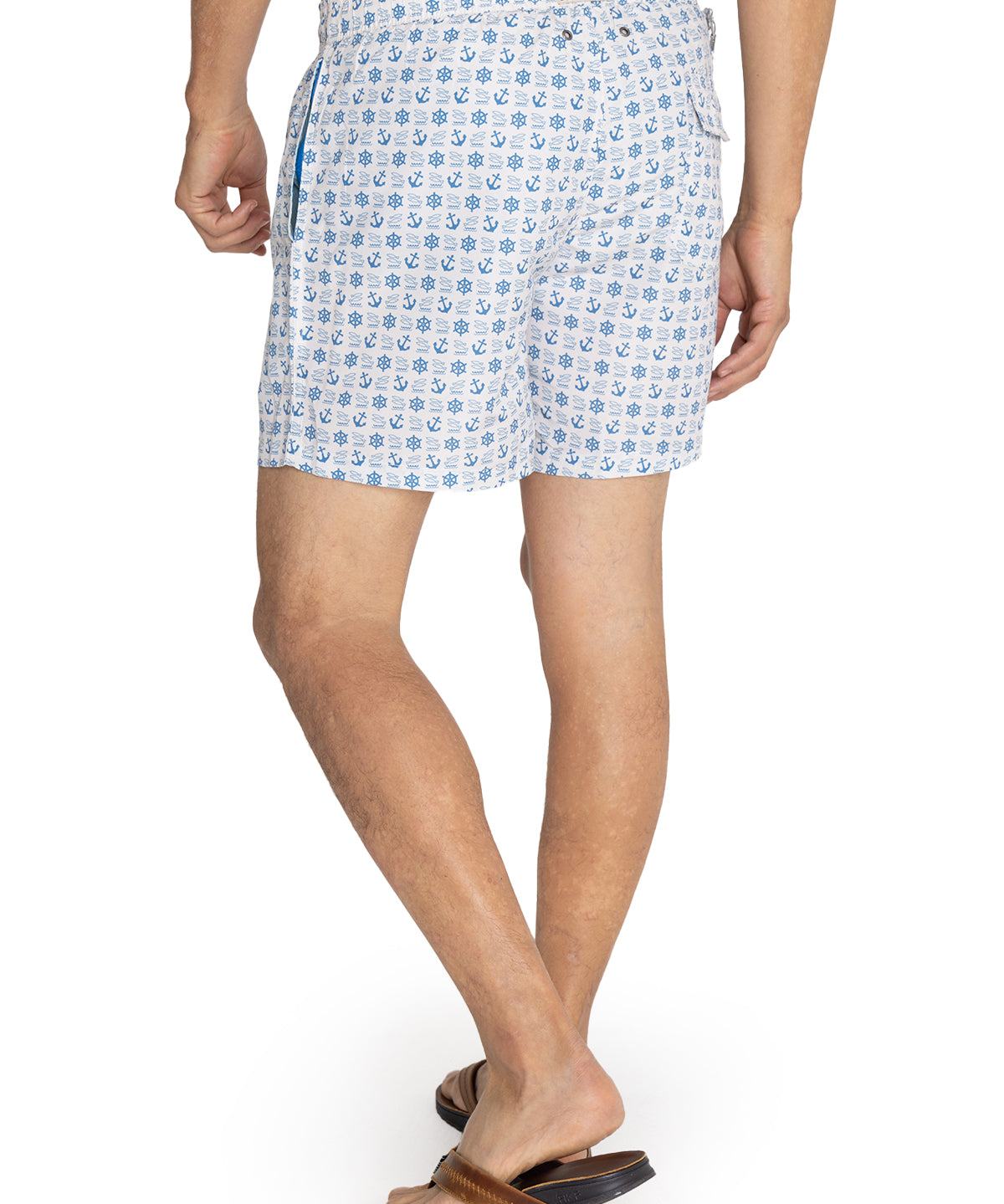 Traje De Baño Fibras Recicladas Hombre Izam Celeste Rockford